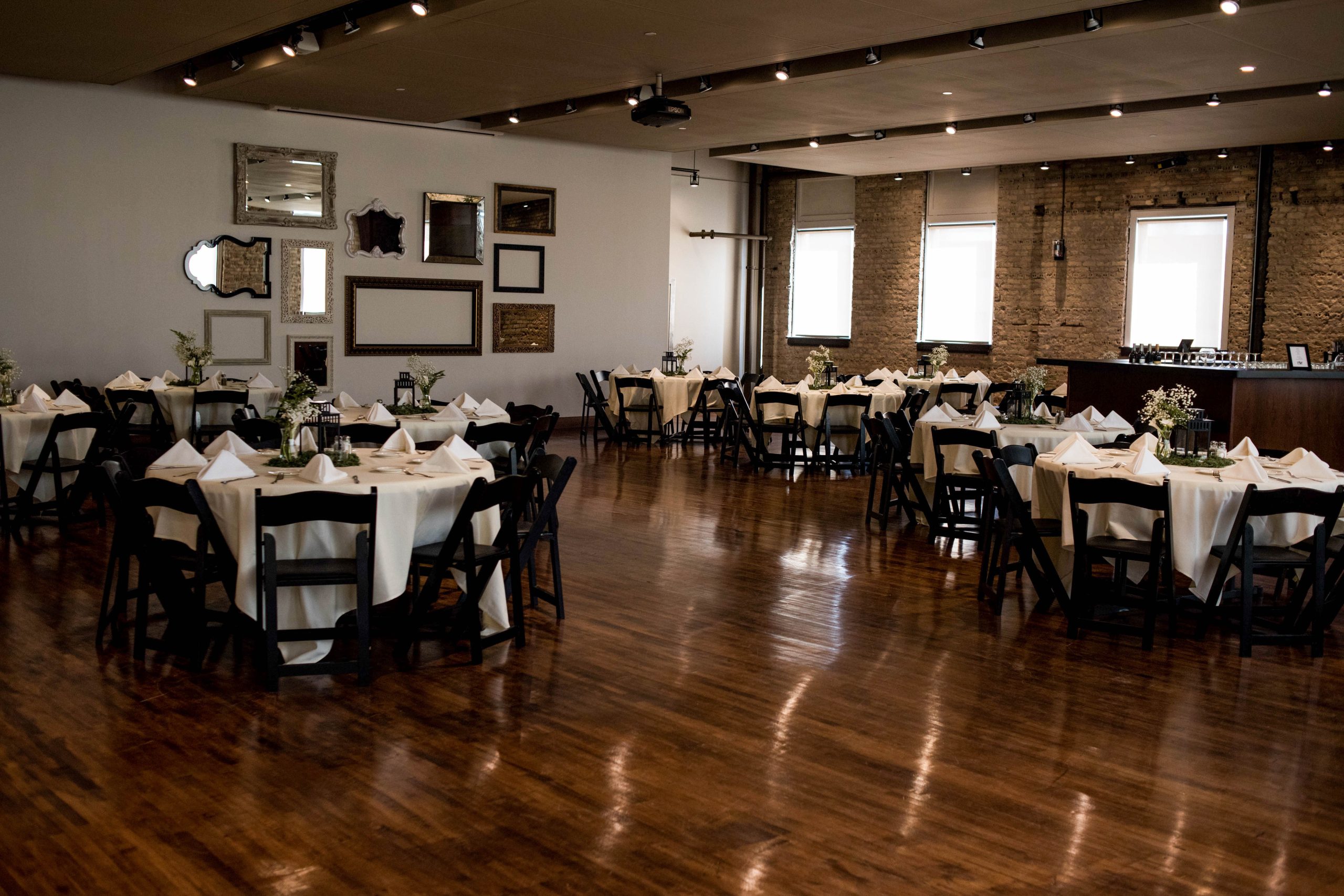 minnesota wedding venues 17 the interior of FIVE event center decorated for a wedding reception